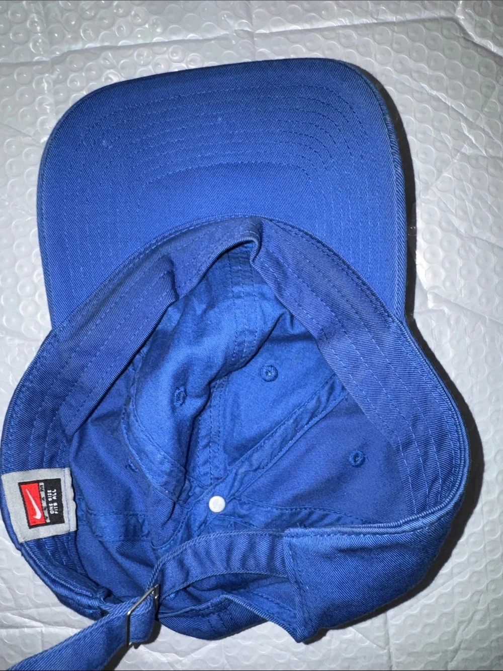 Nike Royal Blue Cap with White Swoosh